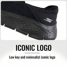 Skechers Women's Casual Shoes GO WALK FLEX Women's Slip-On Casual Shoes, Comfortable For Walking, Outdoor & Daily Exercise, Lightweight Athleisure Sneakers - All Black - View 4