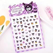 1套/1张 日本动漫卡通人物浮雕美甲贴纸，卡通防水贴纸，美甲贴纸，可爱漂亮，送朋友的礼物，营造惊喜感，美观又实惠，新年礼物，情人节礼物，复活节礼物（随机款式） - 彩色 - 查看 8