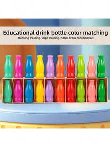 Memory Challenge & Color Recognition Game - Interactive Blind Guessing Game, Fun Holiday Gift, Interesting Design, Easy Grip Design, Cup Sorting Challenge, Fun Blind Guessing Game For Teens And Adults, Memory Logic Thinking, Color Recognition, Great For Christmas, Halloween Or Party Gifts. - Multicolor - View 5