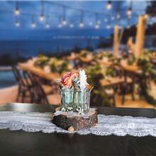 5 件优雅黑色蕾丝桌旗 14 英寸 X 118 英寸 - 波西米亚刺绣流苏，适合婚礼、新娘送礼会、复古乡村厨房和餐厅装饰、婚宴装饰、波西米亚风配饰、精美刺绣设计