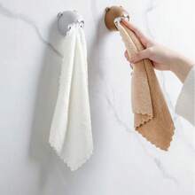 New Bear-Shaped Towel Rack, Bathroom Towel Hook, Kitchen Dishcloth Hanger, Face Towel Hook, Dish Rag Storage Rack - Multicolor - View 9