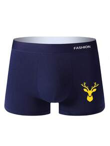 9pcs/Pack Men's Solid Color High-Waist Boxer Briefs, Printed Series, Breathable & Comfortable Boxer Shorts, Elastic Sports Trunks, Men's Casual Durable Underwear For Daily Wear - Multicolor - View 9