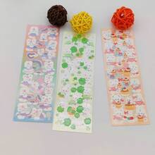 1pc Cute Rabbit Series Stickers, Rainbow Rabbit & Metallic Glitter, Suitable For K-Pop Fandom, Diary Decoration, And Daily Use - Multicolor - View 5