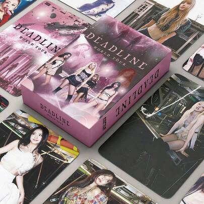 Postales de alta definición de la Gira Mundial 2025 | JISOO JENNIE ROSÉ LISA | Coleccionables de Kpop Blink, recuerdos de conciertos, regalos para fans, adecuados para álbumes de fotos, tarjetas de selfie de celebridades, tarjetas de escenario de celebridades