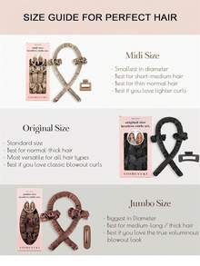 4pcs/Set Satin Heatless Curling Rods, Heatless Overnight Curling Wand Suitable For Long Hair, Heatless Curling Rods - Multicolor - View 5