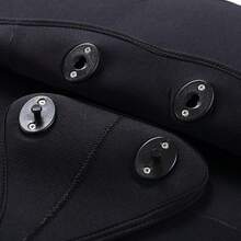 HISEA 3.0mm Women's Neoprene Freediving Wetsuit; Men's Two-Piece Freediving And Hunting Wetsuit; Unisex Hooded Diving Wetsuit - Black - View 2