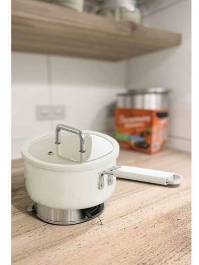 家用陶瓷釉面奶锅，适用于电磁炉的釉面奶锅和汤锅，多功能大容量不粘锅