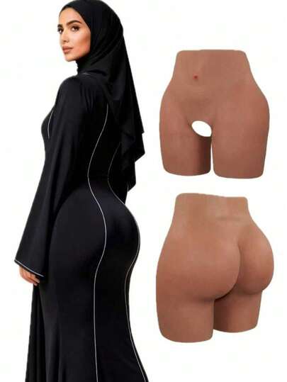 Silicone Butt Lifting Shorts, High Waist Shaping Biker Shorts, Unisex, Thickened Design, Lift Buttocks & Peach Butt, Suitable For Daily Wear & Sports, Confident Shaping