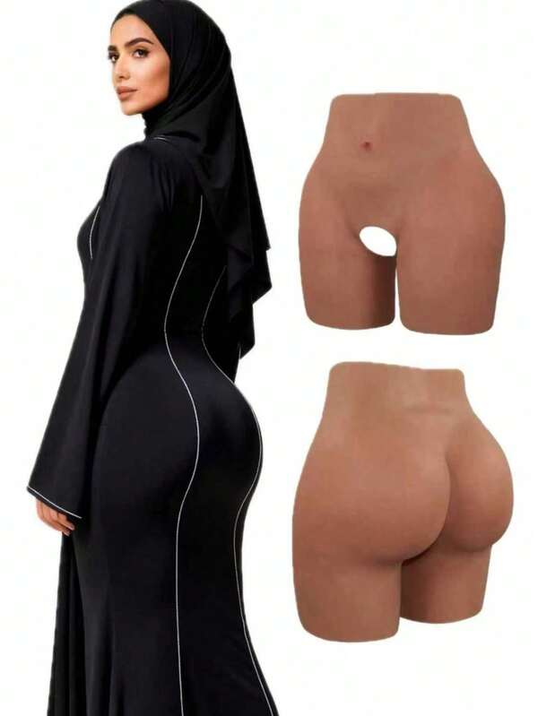 Silicone Butt Lifting Shorts, High Waist Shaping Biker Shorts, Unisex, Thickened Design, Lift Buttocks & Peach Butt, Suitable For Daily Wear & Sports, Confident Shaping