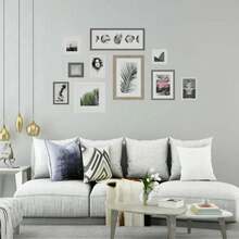 Conjunto de Tiras para Pendurar Quadros de Uso Pesado, Equipado com Fita Adesiva Dupla Face Super Resistente, Pode Ser Colado Sem Pregos, Adequado para Arte de Parede, Linhas de Energia, Escolas, Suprimentos Domésticos e de Escritório. - Multicolorido - Visão 6