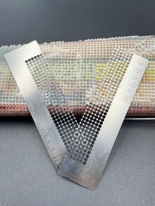 [Industrial Grade Precise Positioning] 216-Hole Stainless Steel Rhinestone Positioning Plate | Full Diamond Round DIY Drawing Tool Set | Grid Non-Slip Rhinestone Sticking Tool