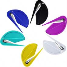 50支装迷你塑料信封刀 - 耐用、多用途，是学校和办公室的理想用品 - 隨機顏色 - 查看 3