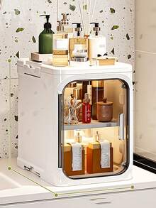 Tall Narrow Storage Cabinet & Dresser With Adjustable Shelves & Mobility Wheels - Versatile Slim Organizer, Dressers For Bedroom, Desk Organizer & Office Desk Accessories, Space-Saving Storage Solution For Small Spaces, Bathroom, Kitchen, Laundry Room - 白色 - 查看 7