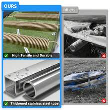 14FT Trampoline, Recreational Trampoline With Enclosure Net & Ladder, Outdoor Trampolines For Kids And Adults, Round Trampoline With Baketball Hoop, - Royal Blue - View 10