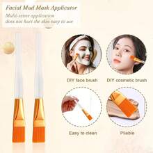 2/3/6/12/18pcs Beauty Therapist Supplies, Facial Care Spa Set - Mixing Bowls, Fan Brushes, Flat Head Masks Makeup Tools, Portable Travel Facial Care Kits, Available In Gold, Silver, Rose Gold - Multicolor - View 3