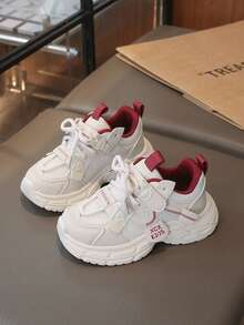 2026年秋季新款儿童时尚休闲轻便运动鞋，男女通用 - 白色 - 查看 5