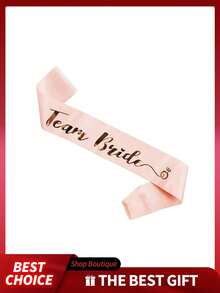 7件套，1条白色+6条黑色“准新娘”绶带，新娘绶带，单身派对绶带，单身派对，单身派对装饰，新娘送礼会和婚礼庆典及单身派对新娘回礼，绶带套装，带可折叠玫瑰金字母的单身派对绶带，伴娘，婚礼派对用品 - 香檳色 - 查看 5