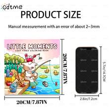 Libro para colorear de 24 páginas con dibujos lindos e interesantes para niños, dibujos relajantes de comportamientos inusuales, pesca en el río, regalo ideal para entusiastas de colorear, adecuado para Año Nuevo, regreso a la escuela, regalos de cumpleaños, artículos de papelería - Mis amigos (comportándose de manera extraña) - Ver 7