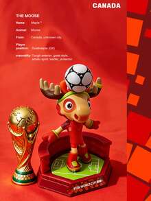 2026FIFA WorldCup Mascots, Figurines, Dolls, Collectible Toys, Statues - Official Licensed Genuine Product CLUTCH/MAPLE/ZAYU - WC2026 - MAPLE(CA) - 查看 2