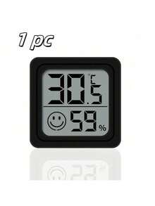2pcs/1pc Electronic Thermometer, Intuitive Temperature & Humidity Display, Suitable For Indoor, Outdoor, Bedroom, Dining Room, Office, Reptile Habitat - Multicolor - View 7