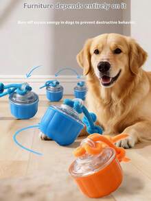 150mAh wiederaufladbarer elektrischer Haustier-Rollball, selbstrollende interaktive Spielzeug geeignet für Welpen & Kätzchen, bissresistent & langanhaltend, neues Hundeball-Spielzeug geeignet für alle Rassen, automatisch rollender Hundeball-Spielzeug, USB wiederaufladbar, interaktiver Haustier-Ball - Verschiedenfarbig - Übersicht 3