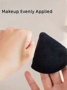 18 Stücke Make-up Pinsel Set, inklusive 5 schwarze Dreieck Puder Puffs (geeignet für lose Puder) aus Kristallsamt mit kurzen Haaren, weich und sehr haftend; enthält auch 13 Make-up Pinsel, weich und flauschig, professionelle Make-up Werkzeuge wie Foundation Pinsel, Puder Pinsel, Lidschatten Blending Pinsel, etc., Geschenkartikel - Verschiedenfarbig - Übersicht 8