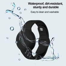 Pulsera Airtag Impermeable para Niños Compatible con Apple AirTag, Funda Protectora para Air Tag GPS Tracker, Correa de Reloj Elástica Ajustable de Nailon Antipérdida para Niños,36980140 - Burdeos - Ver 2