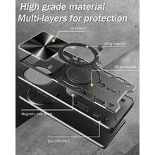 Funda para Xiaomi Poco F7 Pro y Redmi K80 5G Case - con Protector de Pantalla y Soporte de teléfono Incorporado - Rosa,37008876 - Rojo y blanco - Ver 5