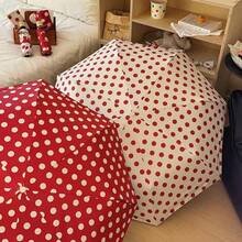 极简时尚波点两用伞，防晒防紫外线，适合日常户外防晒和雨天使用，春夏必备，伴娘礼物，房间装饰，卧室装饰，海滩，旅行，男女皆宜，度假，可爱小物，母亲节礼物，卧室装饰，花园，厨房装饰，夏季，海滩，旅行必备，房间装饰，软萌可爱，毕业季礼物 - 彩色 - 查看 6