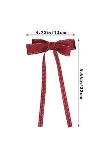 2 piezas Clips de pelo con lazo de unicolor versátil y minimalista para mujeres, elegantes y casuales, de alta gama con diseño de mariposa, adecuados para el uso diario, vacaciones, fiestas, cumpleaños, salidas, fotografía y cualquier ocasión. Un gran regalo para tu mejor amiga, clips de garra, pasadores de pelo, barrettes