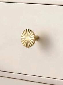 10 buc Mânere Blum Hardware, Design Florale Rotunde în Două Colorate, Mânere Minimalist pentru Sertare, Potrivite pentru Dulap, Dulap, Dulap pentru Pantofi, Masă de Toaletă, Mobilier, Mânere de Ușă, Material Cupru, Culori Auriu Strălucitor și Argintiu Strălucitor, Finisaj Electroplacat, Șuruburi Incluse - Multicolor - Vizualizare 4