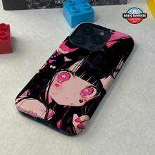 Arte temático de anime diseñado para modelos de  16, 15, 14, 13, 12 y 11 Pro Max Plus.Esta funda 2 en 1 para teléfono móvil cuenta con una carcasa interna protectora y un soporte de anillo, ofreciendo protección para la lente y resistencia a los golpes.Es un gran regalo tanto para hombres como para mujeres durante el Año Nuevo y Navidad. - Blanco - Ver 5
