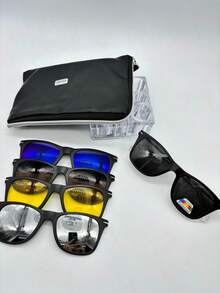 Men Eyewear Frames - 透明色 - 查看 4