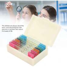 Microscope Slides, 10 Pieces, Biological Sample Slides, Laboratory, Very Transparent For Observing Biological Section Samples, 36981594 - Multicolor - View 6