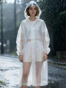 一件连帽加厚防水户外休闲运动雨衣，防风防水EVA加厚全身雨衣，适合旅行、户外骑行、徒步等活动，便携式成人女士雨衣保暖，闺蜜节、小狗、狂欢节、春夏精选、伴娘礼物、房间、卧室装饰、海滩、旅行、男士、女士、度假、妇女节、旅行必备、婚礼回礼、Y2K、卧室、汽车配件、厨房装饰、可爱小物、母亲节礼物、卧室装饰、花园、厨房装饰、夏季、海滩、旅行必备、房间装饰、软萌玩具、毕业季 - 彩色 - 查看 10