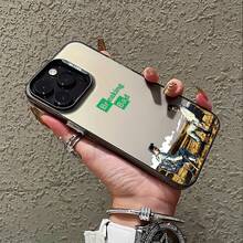 Funda para teléfono con temática de la serie "B-Breaking B-Bad", compatible con varios modelos de , incluyendo 17, 16E, 16, 15, 14, 13, 12, 11 Mini, Pro, Max, Air, X, XR, XSMAX, 8 y 7 Plus, con diseño de superficie mate y función anti-caída. - Colores mixtos - Ver 6