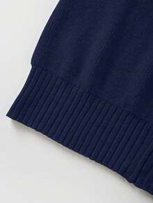 Áo khoác cardigan dệt kim cổ tròn màu trơn mới mùa xuân & thu cho nữ, chất liệu mềm mại, thanh lịch kiểu Hàn Quốc, dáng rộng thoải mái, đa năng cho các buổi đi chơi và đi làm, trang phục nữ mùa xuân năm mới. - màu xanh sapphire đậm - Xem 8