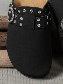 男女通用新款单扣舒适室内外度假休闲百搭平底拖鞋/鞋