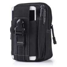 Bolsa Utilitaria de Grado Militar para Cinturón - Negro - Ver 1