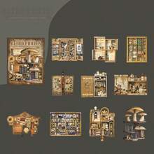 have a good day 10 Stücke/Packung Vintage Schrank Themen Aufkleber, Retro kreative ästhetische Aufkleber, DIY dekorative Collage Bastelmaterialien, Geschenke, personalisierte Scrapbooking Schulmaterialien Sammelalbum Zubehör Schreibwaren - Verschiedenfarbig - Übersicht 19