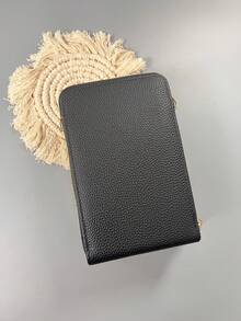 波西米亚神秘之眼三层拉链钱包，女士多层斜挎包，多功能手机袋，大容量可分别收纳手机、钥匙、口红和其他日常必需品 - 金色 - 查看 4