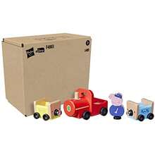 Toys Wooden Toy Train Made from Responsibly Sourced Wood Wooden Toys for 2 Year Old Girls and Boys and Up  Exclusive - como en la foto - Ver 2