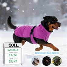 BJAYPET 带帽保暖内衬宠物卫衣，加厚保暖狗狗衣服，纯色，适合小型/中型/大型犬（四脚衣服请参考背长） - 彩色 - 查看 16