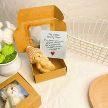 1pc 2025 New Mini Plush Teddy Bear In Box, Cross-Border Pocket Teddy Bear Plush Toy Gift Box - Holiday Gift - Birthday Gift - Multicolor - View 15