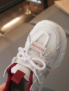 2026年秋季新款儿童时尚休闲轻便运动鞋，男女通用 - 白色 - 查看 6