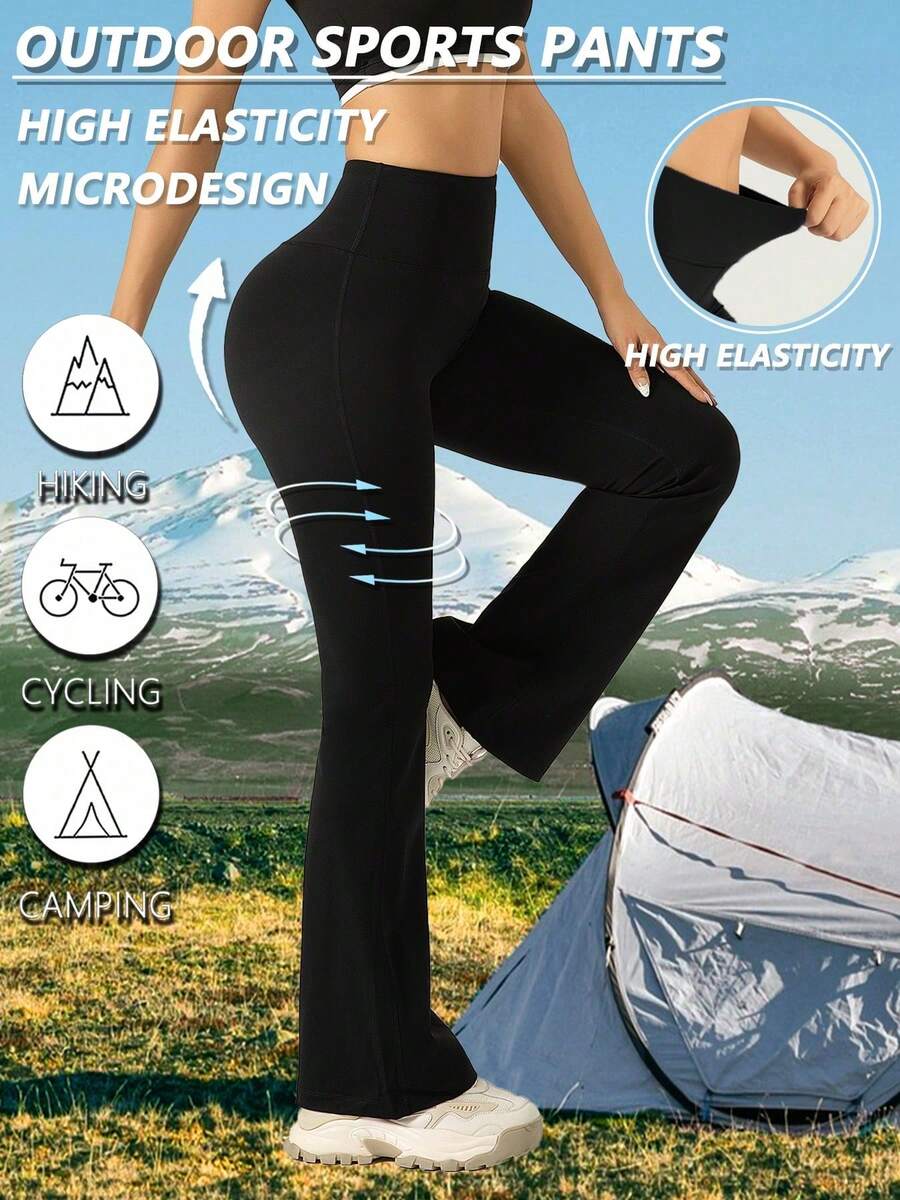 Women Sports Pants - Black - View 1