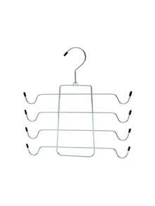 1个不锈钢折叠式晾衣架，内衣悬挂收纳架，8/4层金属文胸挂钩，多层加厚无缝吊带背心衣架 - 彩色 - 查看 12