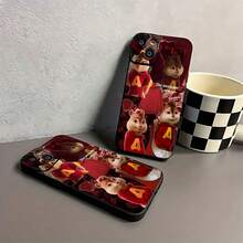 Adorable funda con capucha de ardilla, compatible con teléfonos ,  17,  16 Pro Max,  15 Pro Max,  13 y  12. Fabricada en TPU, ofrece protección contra golpes y caídas. Ideal para familiares, amigos, celebraciones de cumpleaños y regalos divertidos para niños. Perfecta para compartir alegría durante el otoño y otras ocasiones festivas. - Negro - Ver 7