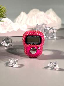 手指佩戴式水钻数字计数器，方便的钻孔设计手压计数器，适用于编织、祈祷（Tasbih）、锻炼、游戏计数和其他计数目的 - 彩色 - 查看 29