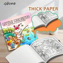 Libro para colorear de 24 páginas con dibujos lindos e interesantes para niños, dibujos relajantes de comportamientos inusuales, pesca en el río, regalo ideal para entusiastas de colorear, adecuado para Año Nuevo, regreso a la escuela, regalos de cumpleaños, artículos de papelería - Mis amigos (comportándose de manera extraña) - Ver 5